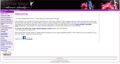 Desktop Screenshot of centrestagedance.ca